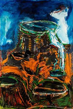 Mario Schifano (Homs 1934 - Roma 1998)  - Senza titolo, 1986