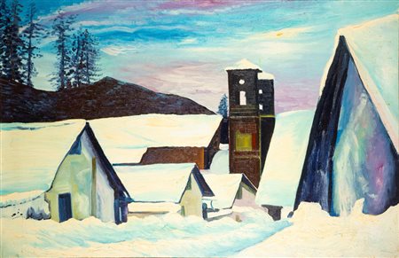 Gian Marco Montesano (Roma 1949)  - L'eremo di Camaldoli, 1983