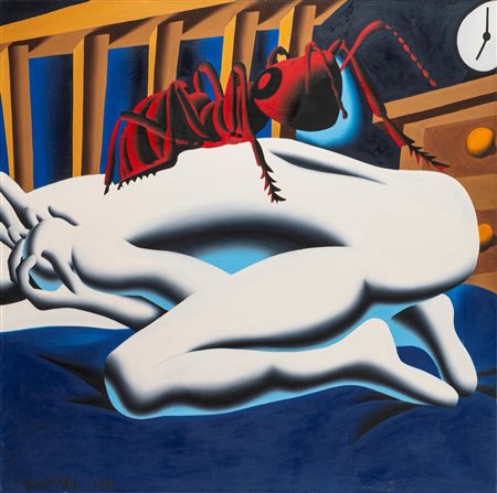 Mark Kostabi (Los Angeles 1960)  - Gregor massage therapist, 1989