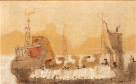 Antonio Zoran Music (Boccavizza 1909 - Venezia 2005)  - Nave alle zattere, 1981