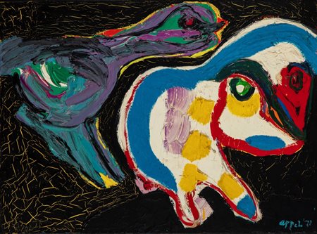 Karel Appel (Amsterdam 1921 - Zurigo 2006)  - CR6, 1971