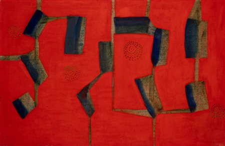 Giulio Turcato (Mantova 1912 - Roma 1995)  - Composizione , 1954 ca.