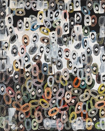 Charles Hossein Zenderoudi (Teheran 1937)  - O+SFR+O, 1973