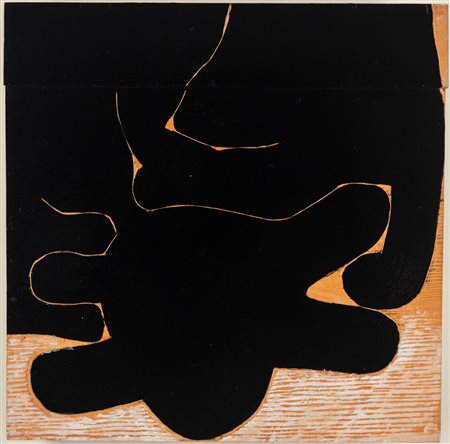 Victor Pasmore (Chelsham  1908 - Malta 1998)  - Black Development, 70s