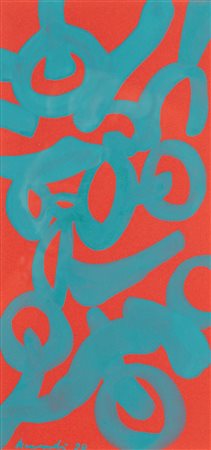 Carla Accardi (Trapani 1924 - Roma 2014)  - Rosso-Turchese, 1990