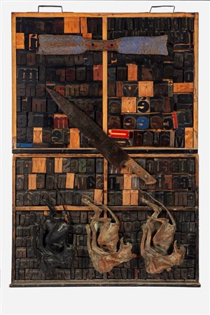 Daniel Spoerri (Galati 1930 - Vienna 2024)  - Histoire de Boites à Lettres n. 10, 2002