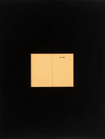 Emilio Isgrò (Barcellona Pozzo di Gotto 1937)  - Libro cancellato, 1970