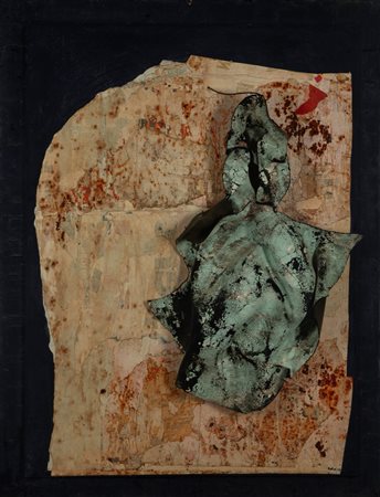 Eugenio Barbieri (Forlì 1927 - 2015)  - Gold man si mimetizza, 1977