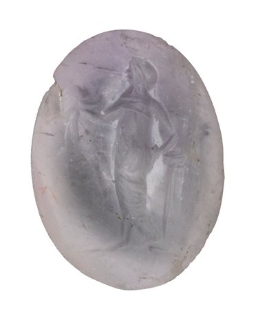 A Roman amethyste intaglio. Venus victrix.