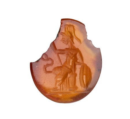 A Roman carnelian intaglio. Roma.