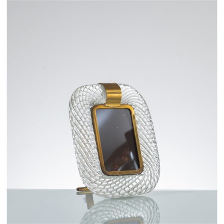 TOMMASO BARBI, Grande cornice porta ritratti in vetro