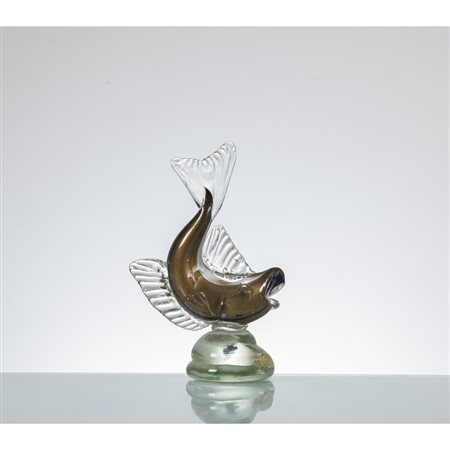 FLAVIO POLI, Scultura di pesce in vetro
