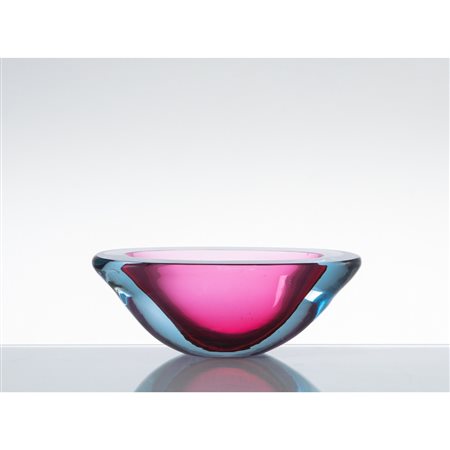 FLAVIO POLI, Coppa in vetro