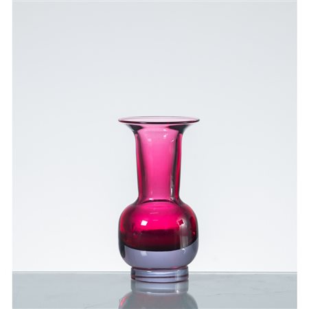 FLAVIO POLI, Vaso in vetro