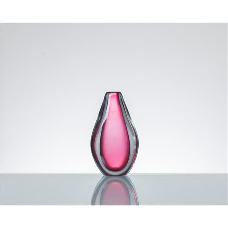 FLAVIO POLI, Vaso solifleur in vetro