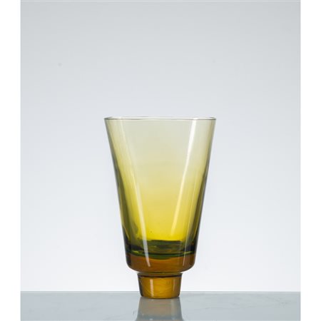 FLAVIO POLI, Vaso modello ”13332“ in vetro