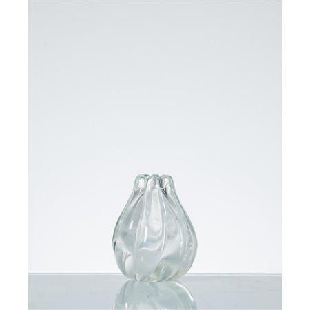 ARCHIMEDE SEGUSO, Vaso della serie a “Costole” in vetro