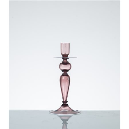 BAROVIER E TOSO, Portacandela in vetro