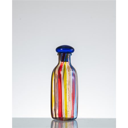 ANGELO BAROVIER, Bottiglia in vetro