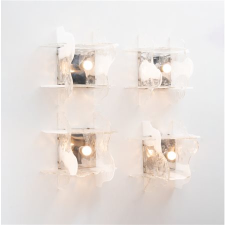 CARLO NASON, Quattro lampade da parete modello “LP 263"