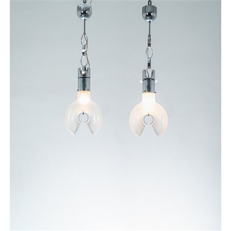 ALDO NASON, Coppia di lampade a sospensione