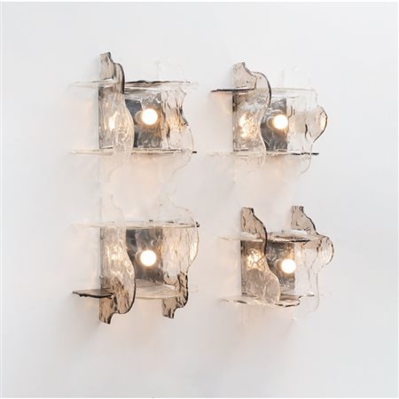 CARLO NASON, Quattro lampade da parete modello “LP 263"