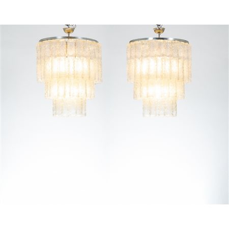 TONI ZUCCHERI, Coppia di lampade a sospensione