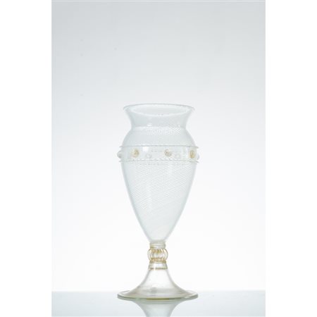 VENINI, Vaso in vetro