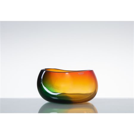 ALFREDO BARBINI, Coppa in vetro