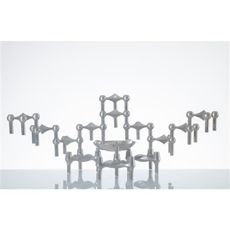 FRITZ NAGEL E CAESAR STOFF, Portacandele modello "Stoff Nagel"