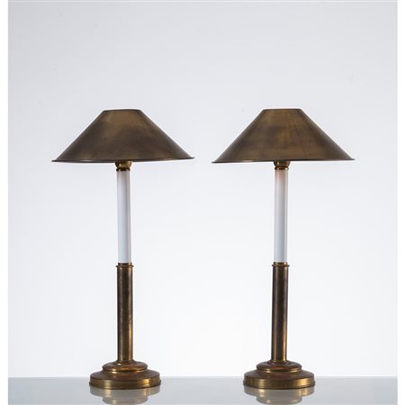 TOMMASO BARBI, Coppia di lampade da tavolo