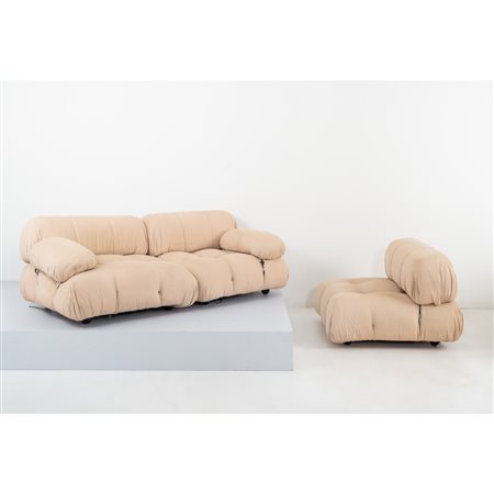 MARIO BELLINI, Divano modulare e poltrona modello “Camaleonda”