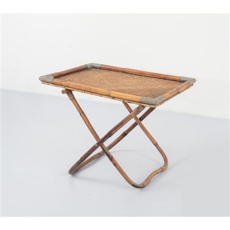 GABRIELLA CRESPI, Tavolo occasionale con vassoio amovibile