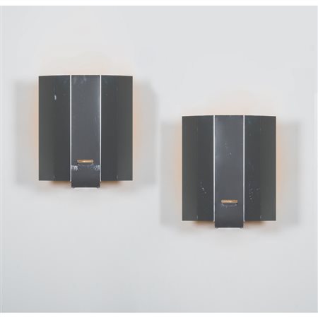 GOFFREDO REGGIANI (Attr.le), Coppia di lampade da parete