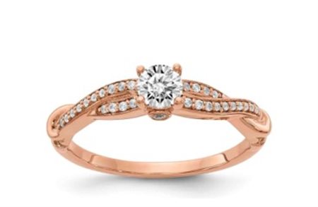 ANELLO IN ORO CON DIAMANTI LAB GROWN - 403 LG