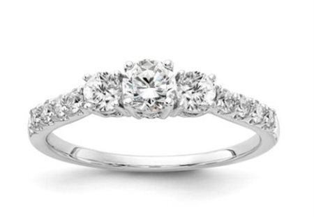 ANELLO IN ORO CON DIAMANTI LAB GROWN - 453 LG