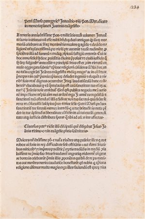 Petrus Marsus - Panegyricus in memoriam S. Johannis Evangelistae, 1474