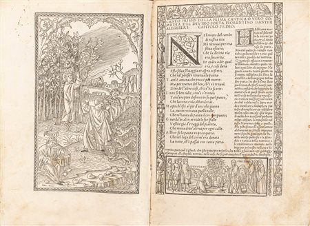 Dante Alighieri - Opere del diuino poeta Danthe con suoi comenti: recorrecti et con ogne diligentia nouamente in lettera cursiua impresse, 1512