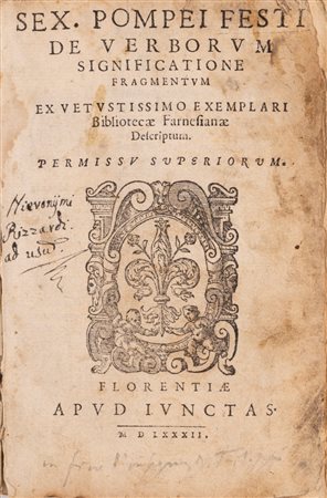 Rufio Festo - Sex. Pompei Festi de verborum Significatione Fragmentum, 1582