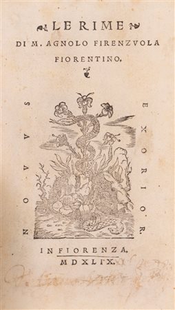 Agnolo Firenzuola - Le rime, 1549