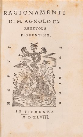 Agnolo Firenzuola - Ragionamenti di M. Agnolo Firenzuola Fiorentino, 1548