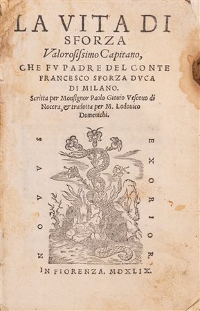 Giovio, Paolo - La vita di Sforza Valorosissimo Capitano, 1549