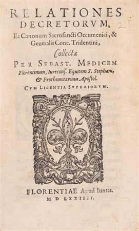 Relationes Decretorum, et canonum sacrosancti Oecumenici, & generalis conc. tridentini, 1574
