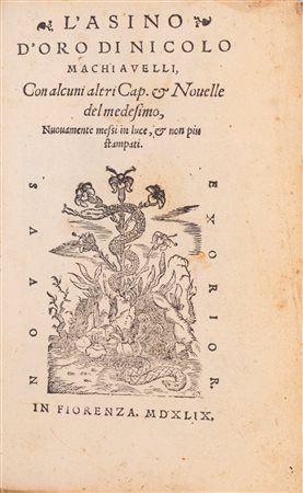 Machiavelli, Niccolò - L'asino d'oro, 1549