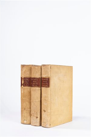 Dante Alighieri (Firenze 1265 - Ravenna 1321)  - La Divina Commedia di Dante Alighieri nobile fiorentino ridotta a miglior lezione dagli Accademici della Crusca, 1727