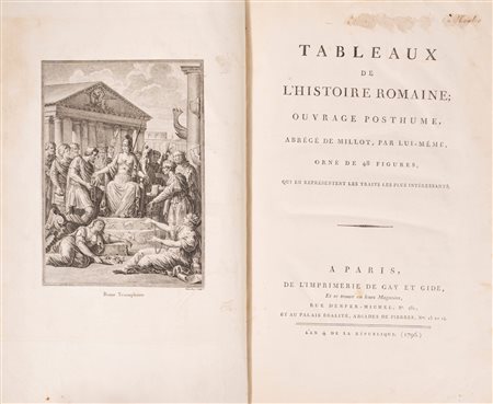 Claude François Xavier Millot - Tableaux de l'Histoire Romaine, 1796