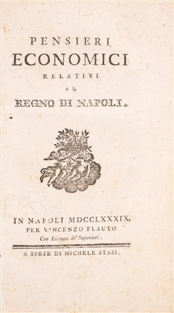 Luigi Palmieri - Pensieri economici relativi al Regno di Napoli, 1789