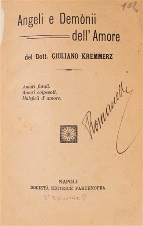 Giuliano Kremmerz - I dialoghi sull'Ermetismo, 1929