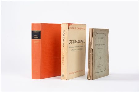 Carducci, Giosuè - Nuove Poesie - Odi barbare, testimonianze, interpretazione [...] - Rime nuove, 1873 