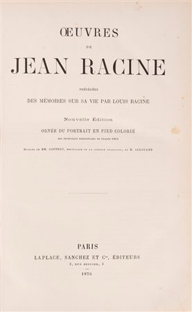 Jean Racine - Œuvres de Jean Racine, 1876